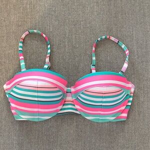 Striped Bikini Top